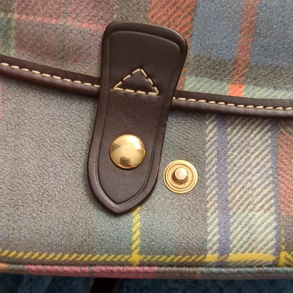 Dooney & Bourke Madras Picnic Lady Bug Crossbody - Picture 7 of 8